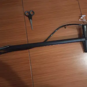 Pompa Angin Ban Sepeda dan Motor Kompa Speda Meter Tekanan Manual Dual Pentil Alloy