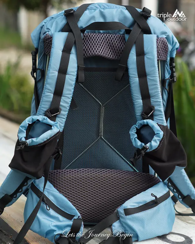 LARANTUKA GEAR 5 - Backpack FRAME ANTI GRAVITY , BACKPACK ULTRALIGHT, BACKPACK GUNUNG 30L Backpack ULTRALIGHT LARANTUKA TRIPLE OUTDOOR 8