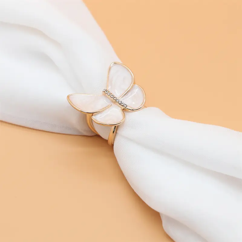 Nút Khăn Quàng Lụa Hình Bướm, Phụ Kiện Nữ, Trâm Cài Hợp Kim, Nút Góc, XIAO2SHUANG 7