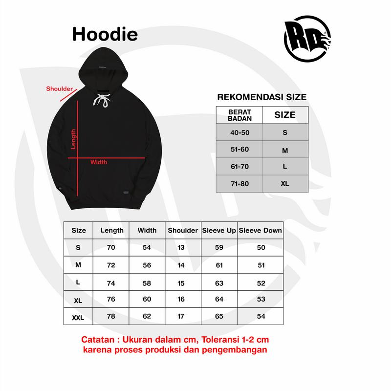 Rown Division Storage Hoodie (DS) Cortez Burgundy Fleece Panjang 4