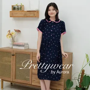 Rose Dress Midi Dress Busui Daster Bumil Daster Murah Daster Premium Homewear Homedress Dress Pakaian Wanita Baju Tidur Kekinian Rayon
