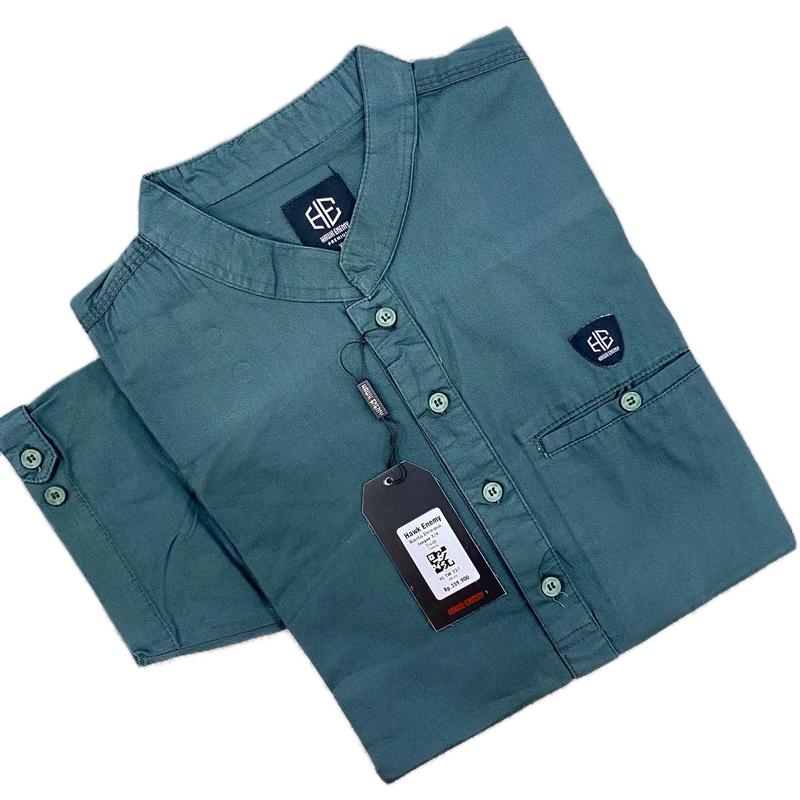 Kurta Hawk Enemy Lengan 3/4 Bahan Cotton Twill - Koko Muslim, Baju Muslim Pria Nyaman Lembut Katun 6