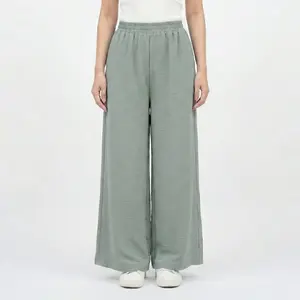 Aluna Celana Kulot Crinkle Premium Highwaist Wanita