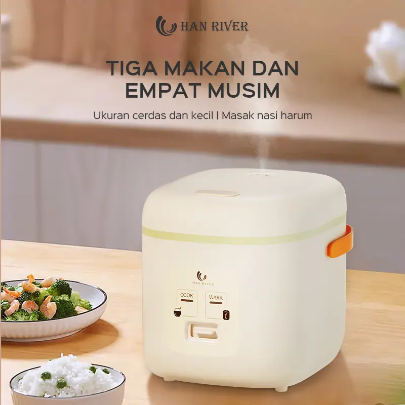 [COD] HAN RIVER HRRC04-03 Rice Cooker Magiccom Portable/ rice cooker mini /Magiccom Mini  Travel version 0.8L 2 variation Color 2