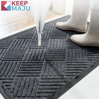 Gambar KEEP MAJU 45X75CM Keset Pintu Masuk / Keset Anti Slip / Karpet Untuk Area Komersial / Door Mat Depan Rumah - ABU-ABU, 45X75CM dari Keepmaju karpet official Kota Tangerang 5 Tokopedia