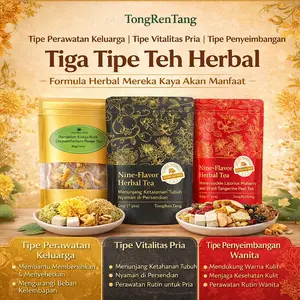 [COD]TongRenTang Teh Herbal 0 gula 0 lemak, mengatur pencernaan. Cobalah teh kesehatan ini!