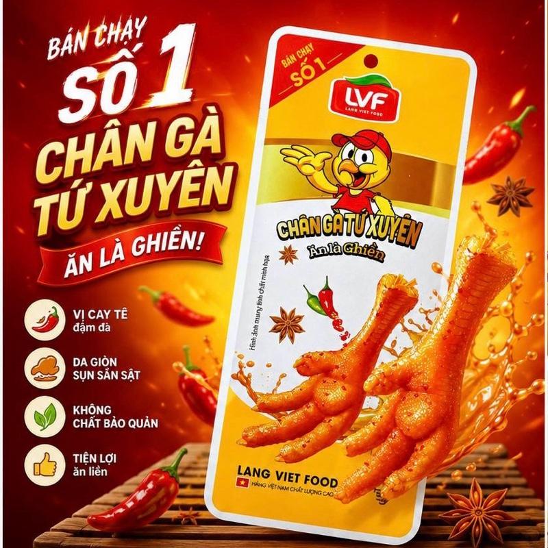 COMBO 10 Chân Gà Rút Xương Làng Việt Food
