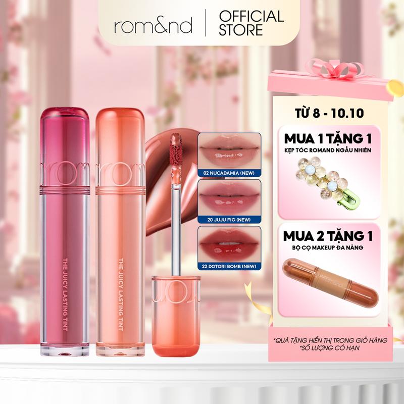 [Rom&nd] [NEW] Son Tint Bóng Trang Điểm Hàn Quốc Romand The Juicy Lasting Tint 3.5g