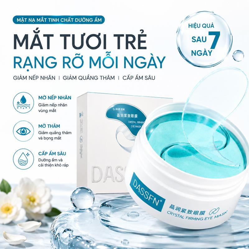 Mặt Nạ Mắt Collagen Bio-Gel 60 Miếng Chống Nhăn, Cải Thiện Quầ