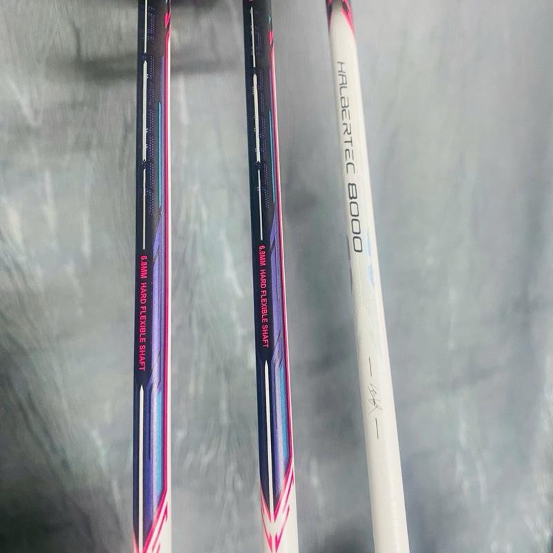 Vợt cầu lông HBT 8000 khung full cacboncăng sẵn cước max 13kg,tặng quấn cán vợt+bao vợt Sport Carbon Cán Vợt Cao Su vợt căng