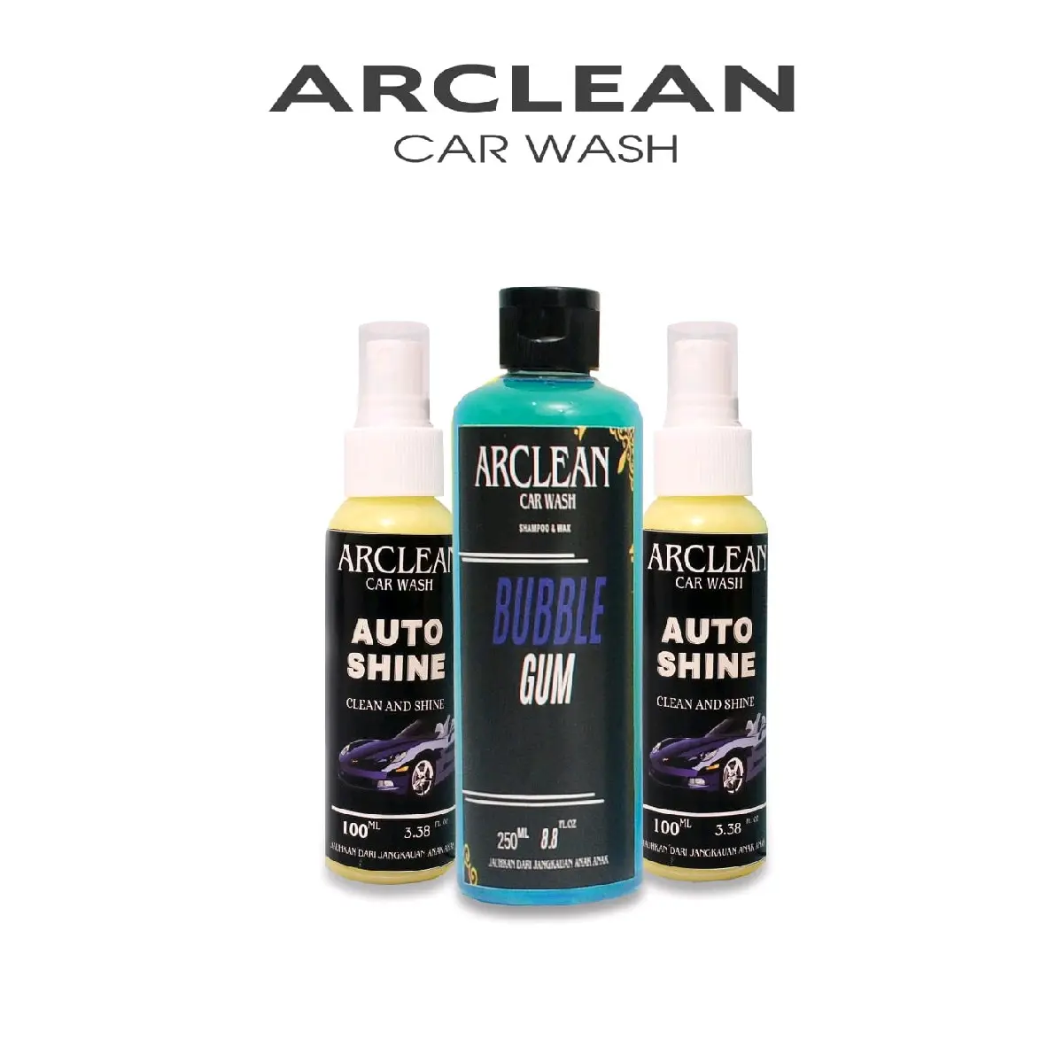 PAKET PENGKILAP BELI 2  AUTO SHINE GRATIS  SATU SHAMPOOBODY KENDARAAN by ARCLEAN37 car wash Microfiber Pengkilap Body