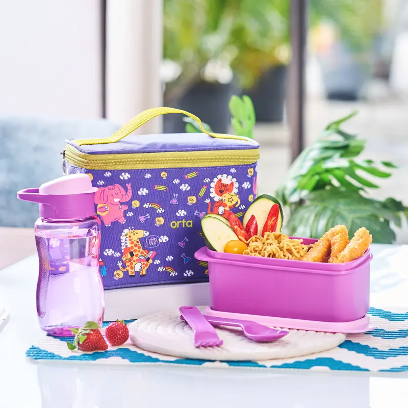 Set Kotak Makan OrtaXCPM Mea Warna Ungu - Kitchenware 0