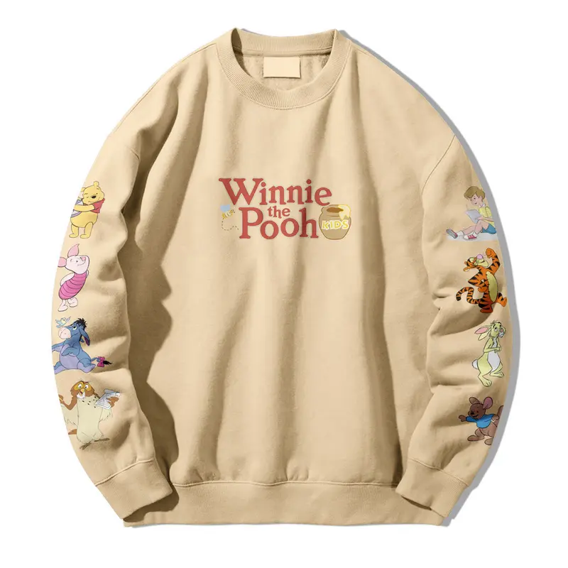 Crewneck Sweatshirt sweater Winnie The Pooh and Friends unisex sweater polos pria dan wanita size M-XL Sweater jepang sweater korea 4