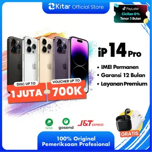 [Secondhand] iPhone 14 Pro ex iBox Beacukai IMEI Permanen Garansi 12 Bln Kualitas Teruji Resmi FULLSET 128GB 256GB 512GB 1TB