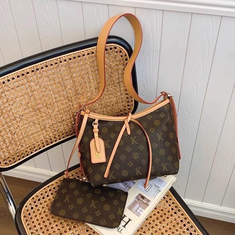 Túi Xách Nữ đeo chéo đeo vai Thời Trang nữ da mềm  Mã 6003, Túi Công Sở Phong Cách Trẻ Trung, Lịch Sự Tặng Kèm Ví nhỏ size 25cm