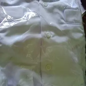 Kemeja Putih Wanita PNS Kerah Sanghai Lembut - Atasan Dinas Seragam Terbaru Lengan Panjang & Pendek