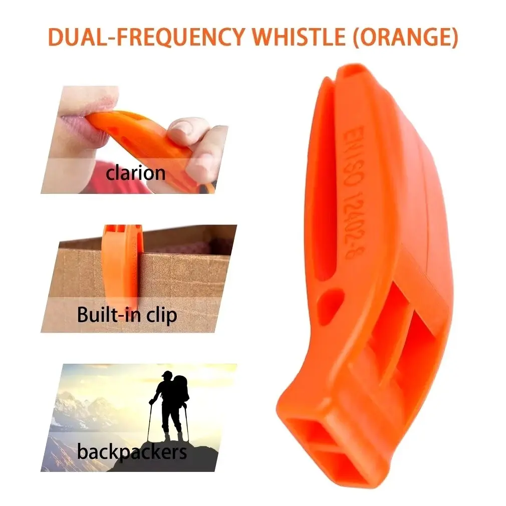 Rescue Whistle 1PC Survival Emergency Safety Accessory for Camping Hiking Running
