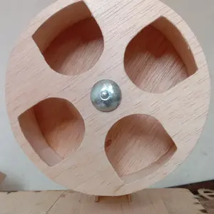 Roda Jogging Hamster Mini 12 cm dari Triplek Kayu