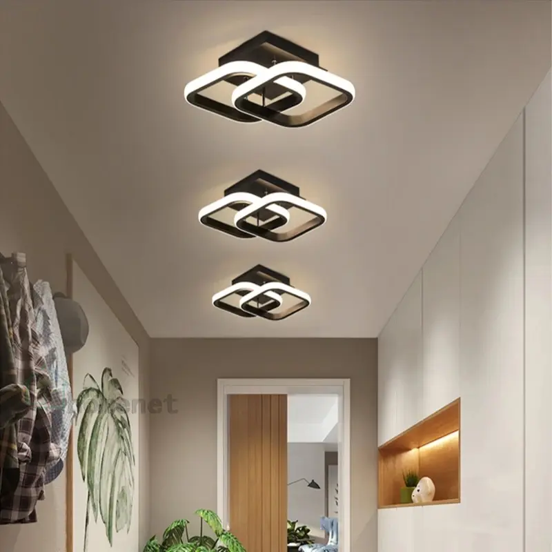 【Ready COD】Lampu Plafon 3 Warna LED Ceiling Lamp Sederhana Modern Lorong Koridor Ruang Tamu Balkon Lampu Gantung 3 Colors Lampu Plafon LED Ceiling Light Lampu Hias Gantung Rumah Ruang Tamu Kamar Minimalis Tempat Lampu Plafon Ceiling Lamp aesthetic Room 3