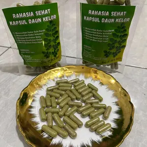 kapsul Daun Kelor  isi 100 Murni Daun kelor
