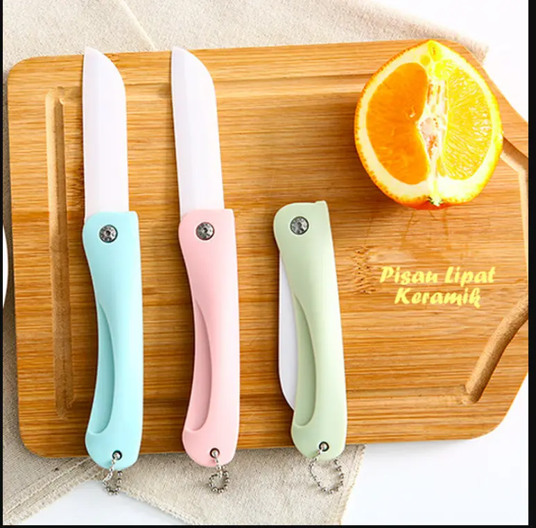 Pisau Lipat Mini Pisau Dapur Buah Lipat Model Unik Pisau Travel