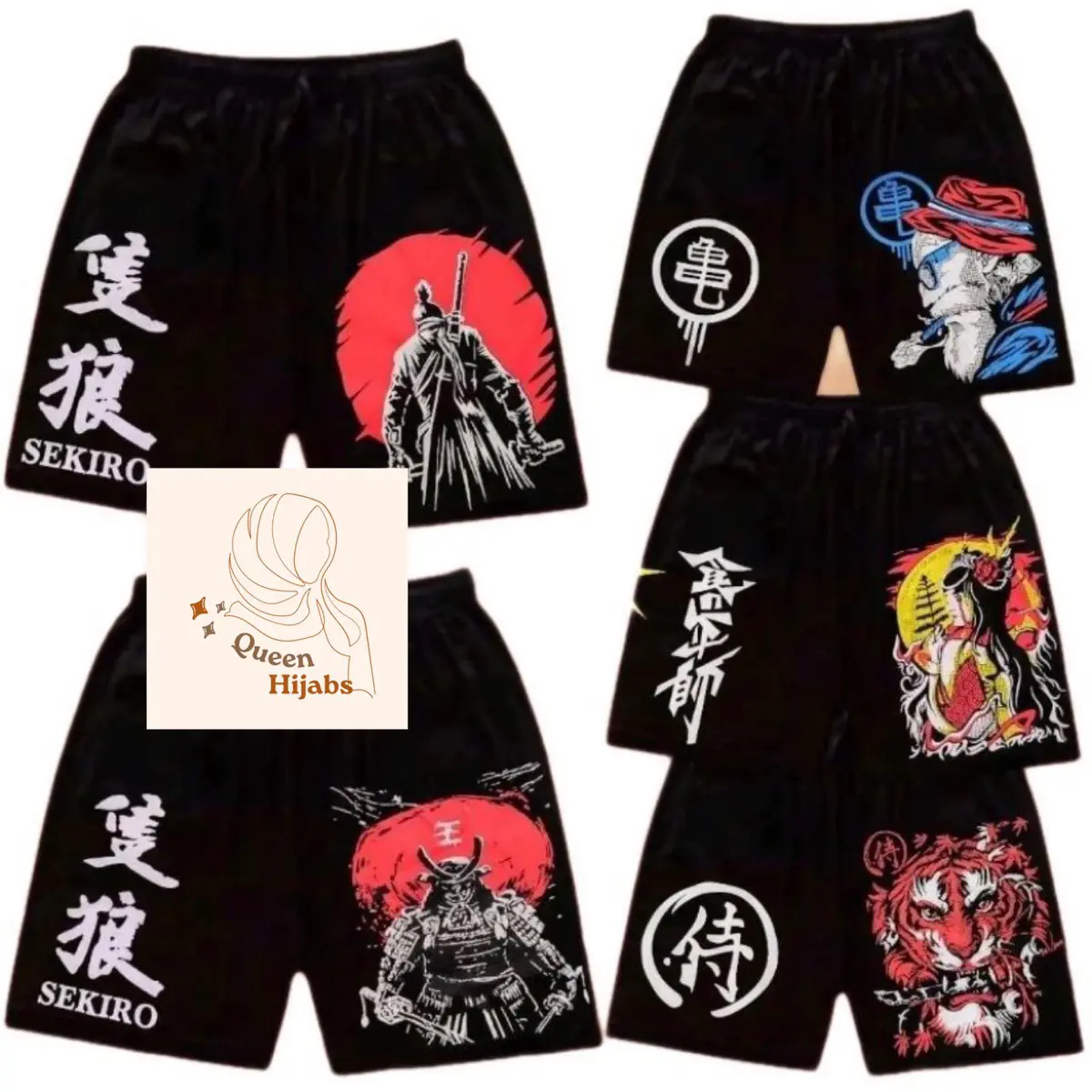 PAKET CELANA 100 RIBU DAPAT 10 PCS BOXER MOTIF ANIME UNISEX || celana pendek santai sport motif anime celana distro murah Pria Pantai Shorts