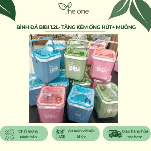  Bình đá Bibi 1.2L mẫu mới hình Natra giữ nhiệt tốt k mùi. Thùng đá mini cao cấp 