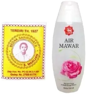 Paket Masker Murah Meriah Wajah Perawatan Kusam Saripohatji Air Mawar