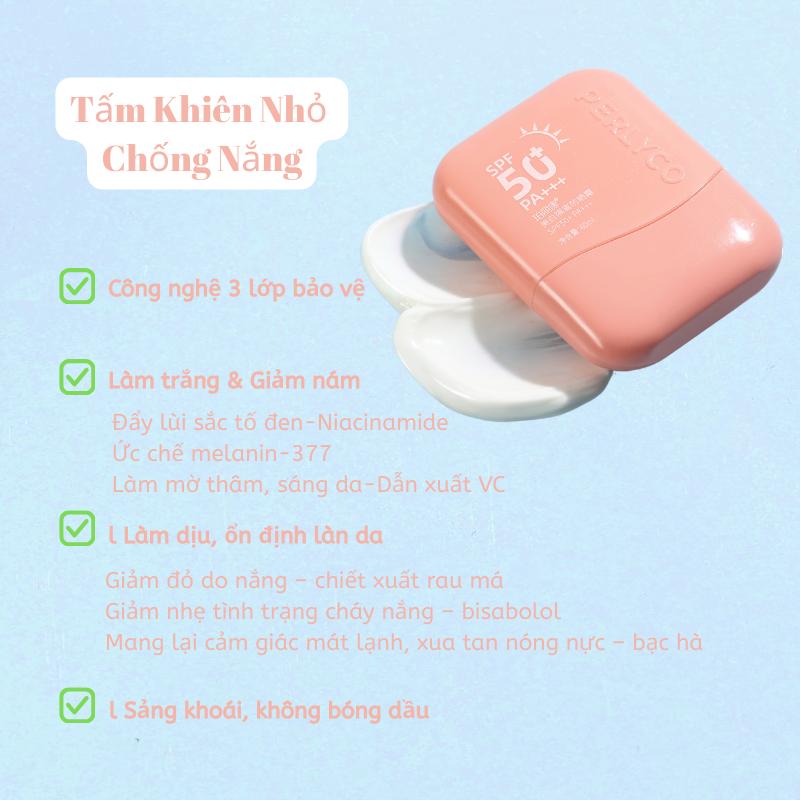 PERLYCO Kem Chống Nắng,3 In 1, Spf50+, Thích Hợp Cho Da Dầu Và Dễ Nổi Mụn, Kem Chống Nắng Nâng Tone Da Mặt, 60ml, Chống Thấm Nước Và Mồ Hôi, Kem Chống Nắng Dưỡng Trắng, Kem Chống Nắng Nắng Mặt 6