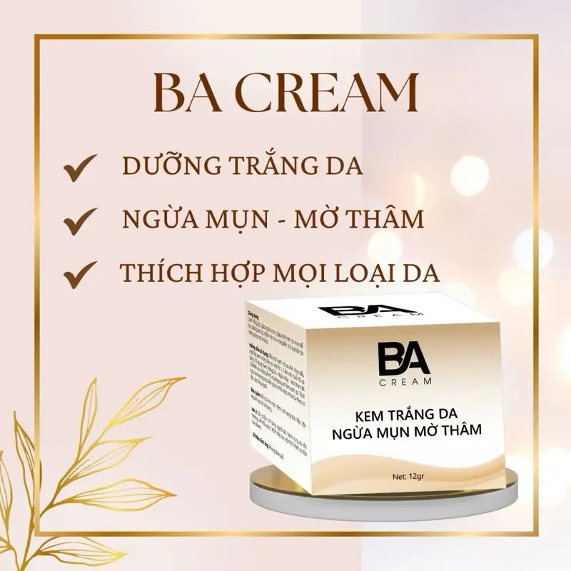 Kem Mụn Mịn Da Trựa Da 12gram Nữ