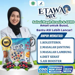 Sereal Etawamix Dengan Buah Kering Susu Etawa 300 gram- Praktis dan Sehat BPOM HALAL MUI - Bisa Bayar Dirumah