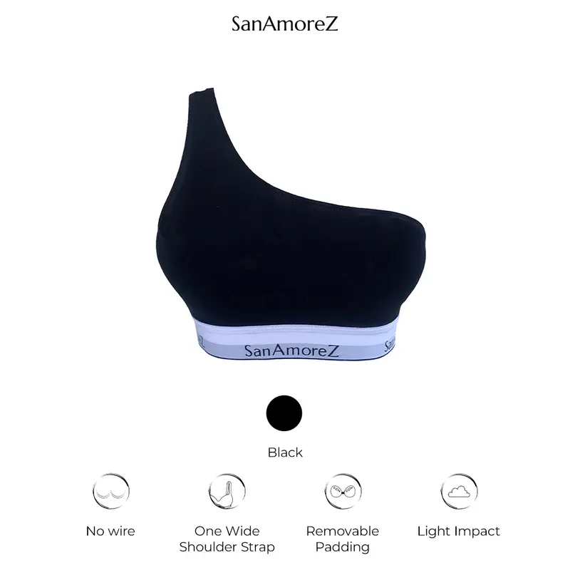SanAmoreZ | Premium Sports Bra/Bralette - Bra/Bralette Olahraga Premium (Cotton) | Size XS - XL | No Wire Bralette | Maple Bralette 1
