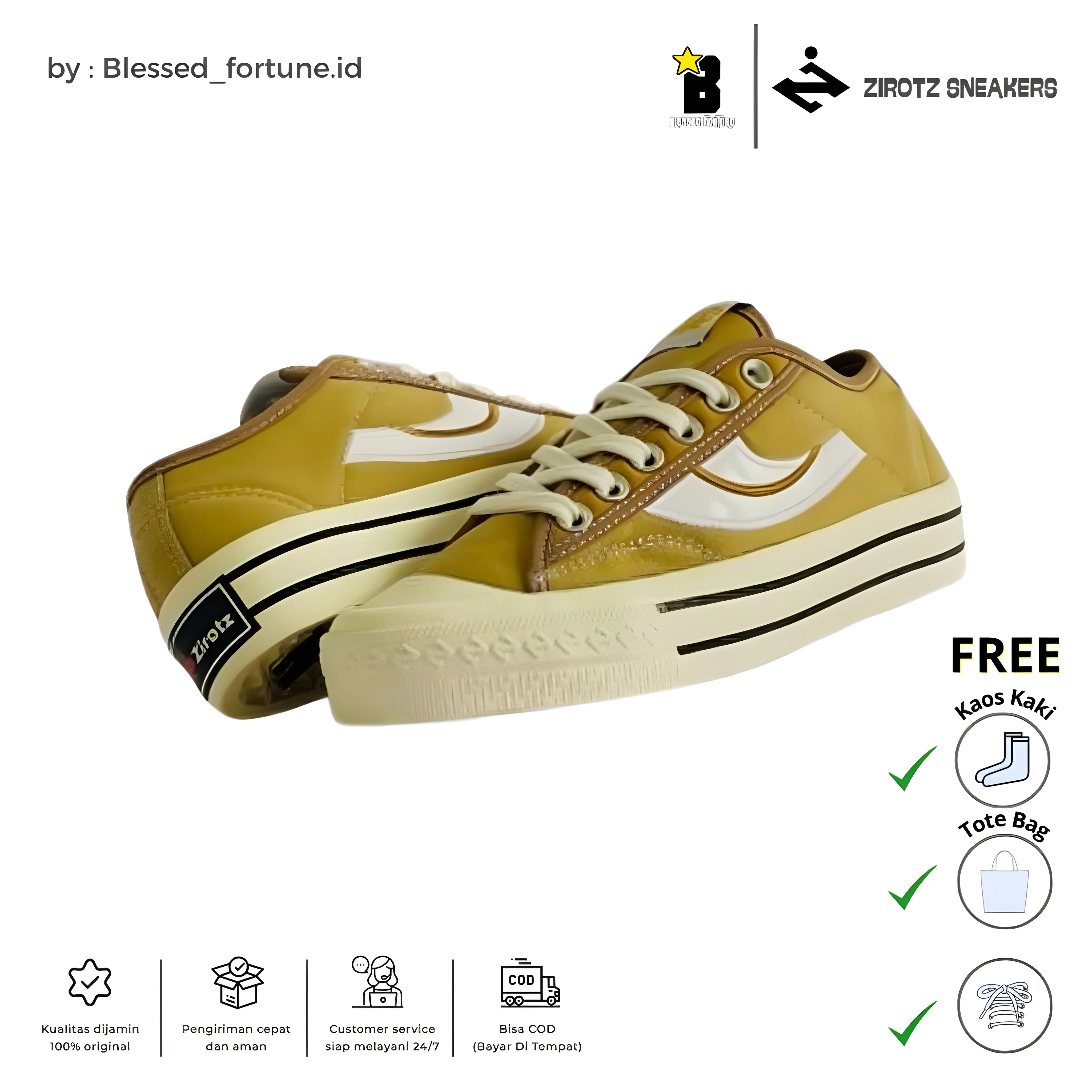 Zirotz - Flexion Khaki Low X Flexion Khaki High |36-44 | Sepatu | Pria | Wanita | Sneaker | Vulcanized By Blessed_Fortune.id