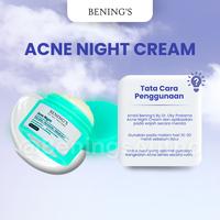 Gambar Bening's Paket 3in1 Acne Care Facial Wash Night Cream Sunscreen Jerawat Perawatan Wajah Siang Malam Kulit Berjerawat Bruntusan Benings Clinic dari Bening's Skincare Authorize Kab. Bandung 3 Tokopedia