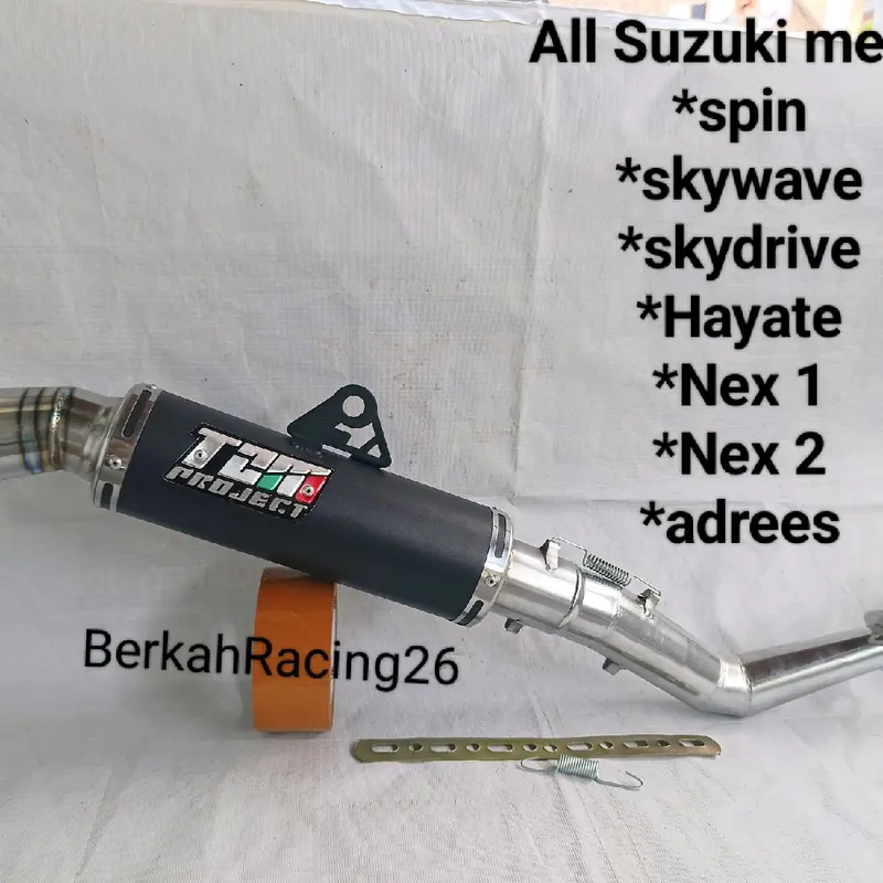 knalpot racing TZM Suzuki spin hayate skydrive skywave nex 1 nex 2 Adrres 0