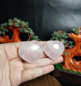 Natural Rose Quartz Heart (1)