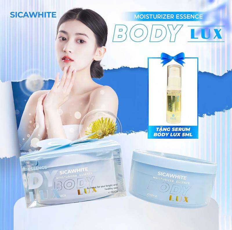 Kem Sica White Body Lux 150g - Hổ trợ trắng da dưỡng ẩm mờ thâm sạm