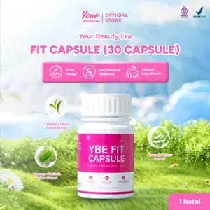 Your Beauty Era Fit Capsule | Booster Capsule With Herbal Ingredients | Aloe Vera Jati Belanda Teh Hijau | 500mg @30 capsule