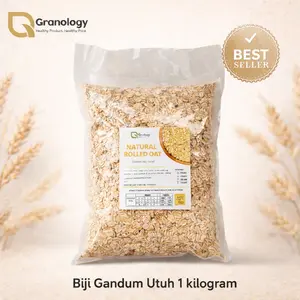 Gandum Kasar / Regular Rolled Oat (1 kilogram) by Granology