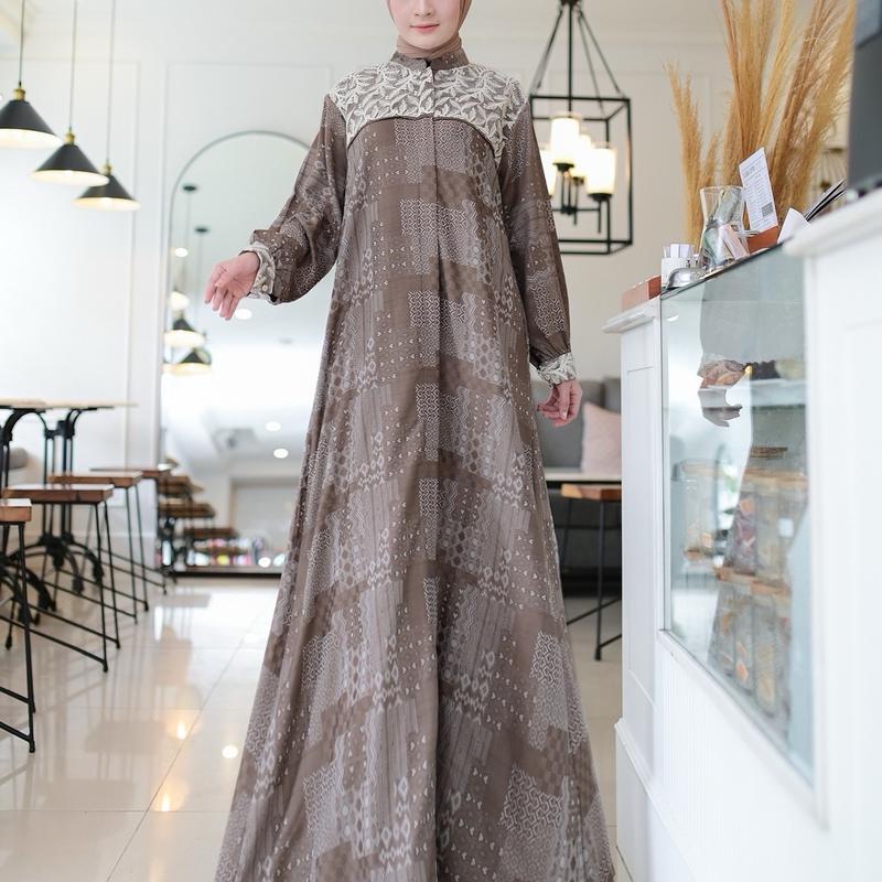 Hilya Dress Big Size  M002  Baju Casual  Wanita 0