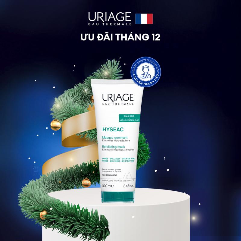 Mặt nạ tẩy tế bào chết cho da dầu da mụn URIAGE HYSÉAC MASQUE GOMMANT 100ml