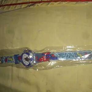 Jam Tangan Anak Superhero Ultraman Batman Spiderman Captain dan Ironman Dengan Lampu LED Menyala Fashion