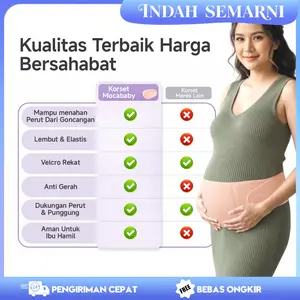 Korset PenyanggaKorset Ibu Hamil Maternity Support Belt Pregnancy Belt Stagen Penyangga Perut Ibu Hamil Tally /Korset Penyangga Kehamilan