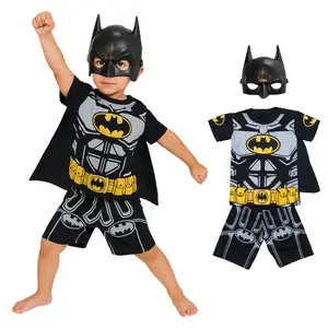 Baju Kostum Anak Batman Sayap Pendek Gratis Topeng