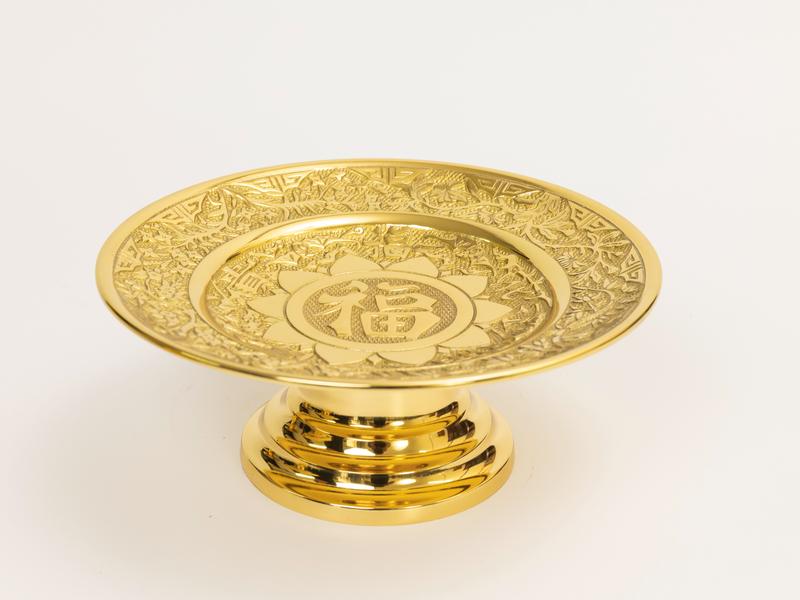  Dĩa Trái Cây Tứ Qúy số 3  Cao 12cm x Rộng 29cm  Nặng 1.8kg Bằng Đồng dùng Trong Thờ Cúng Thương Hiệu Thuận Phát Bảo Hành 5 Năm 