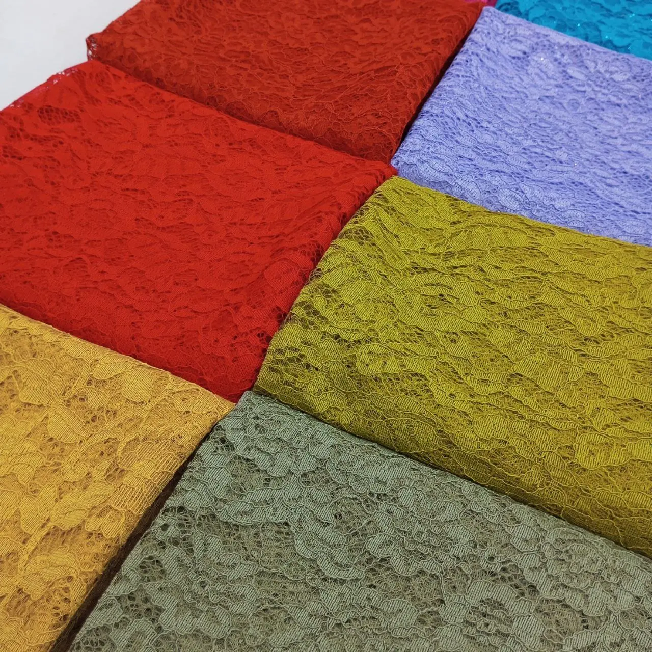 Kain Brokat Katun Lace Meteran