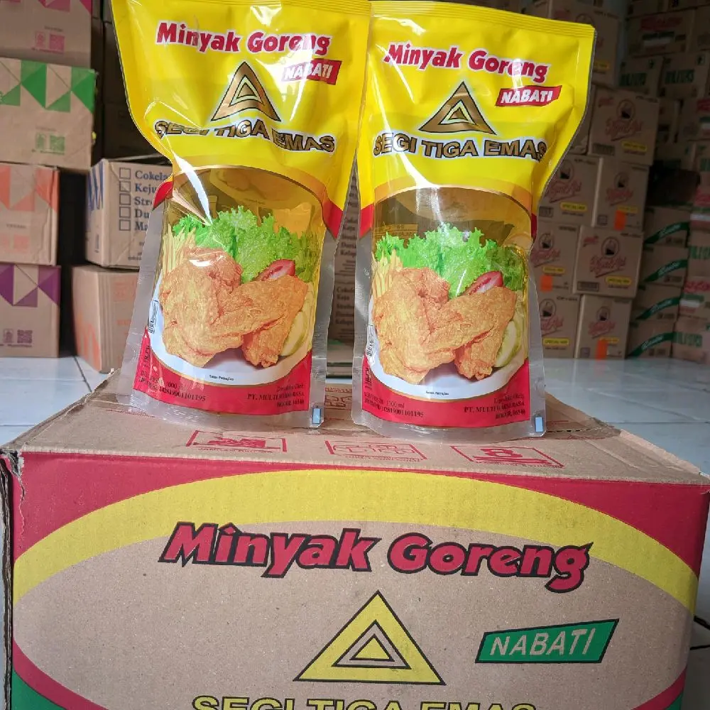 Minyak Goreng Segitiga Emas 1L Isi 12 Pcs