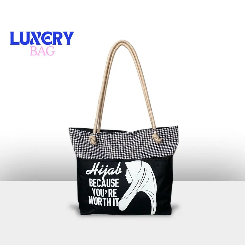 [ BELI 1 GRATIS 1 ] Totebag Tali Sumbu Tas Wanita Hijab Kanvas Printing Gambar Muslimah Palestina Palestine Bandung Original 3