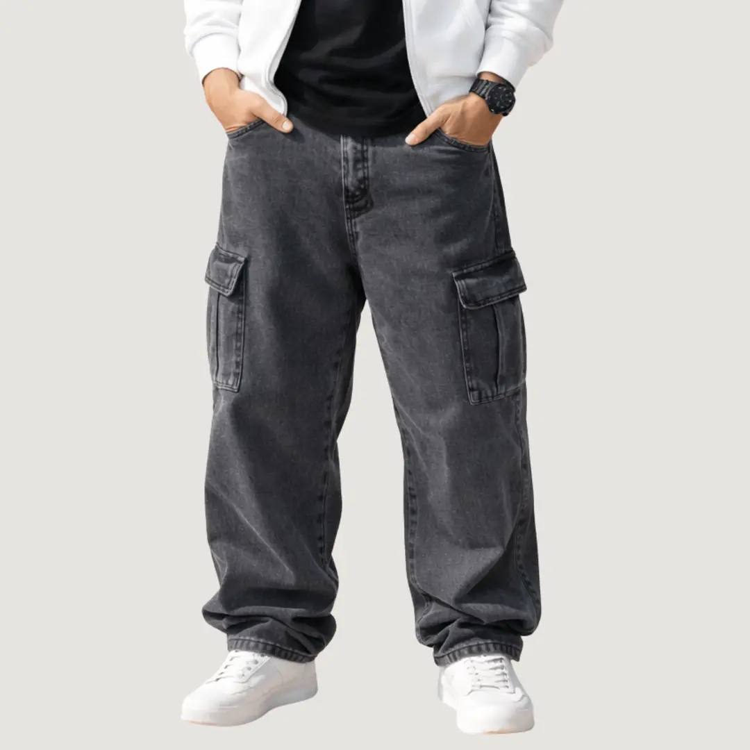 Kit 3 Calça Jeans Wide Leg Pantalona Cintura Alta Jeans