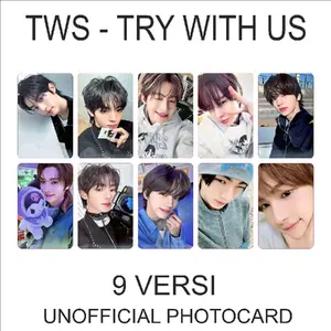 TWS TRY WITH US Hanjin Shinyu Dohoon Kyungmin Photocard Kpop